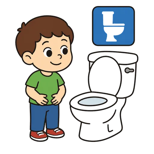 AAC-Piktogramm: Pause zur Toilette