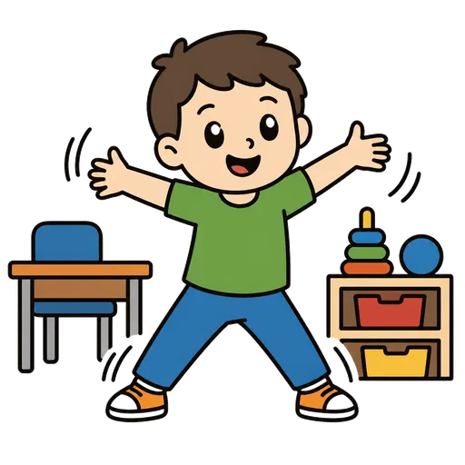 Piktogram AAC: przerwa ruchowa