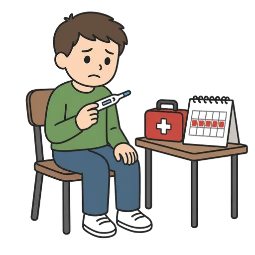 AAC-Piktogramm: chronische Krankheit