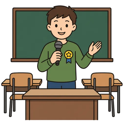 AAC pictogram: class chair