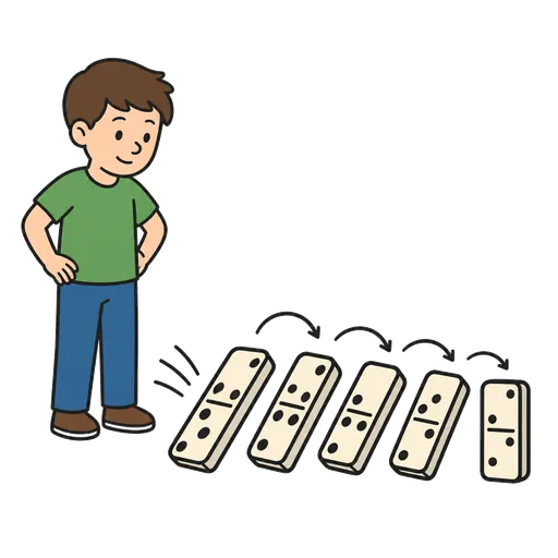 AAC pictogram: cause and effect