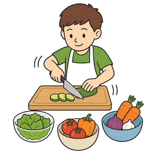 Pittogramma CAA: prepara gli ingredienti
