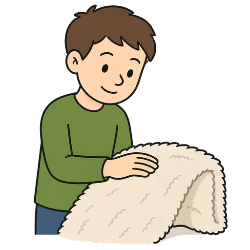 AAC pictogram: Soft to touch