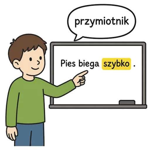 Piktogram AAC: przymiotnik