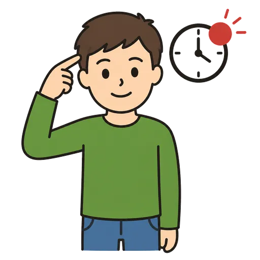 Piktogram AAC: przypomnij mi
