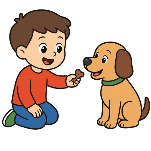Pittogramma CAA: bocconcino per cani