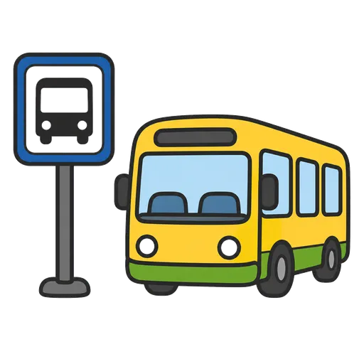 Pittogramma CAA: fermata dell'autobus