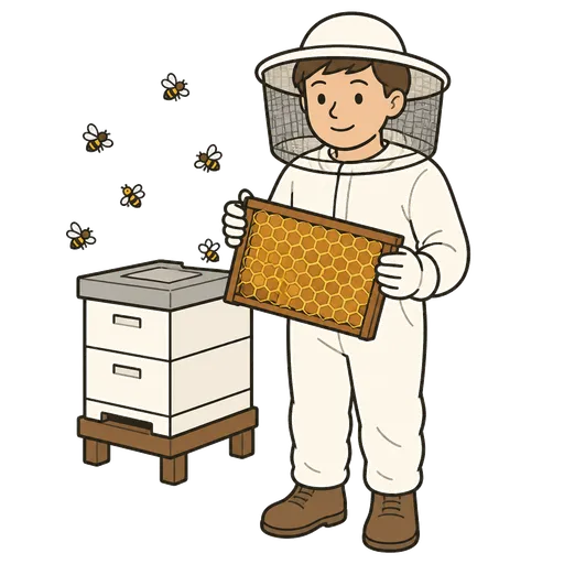 AAC pictogram: Bee keeper