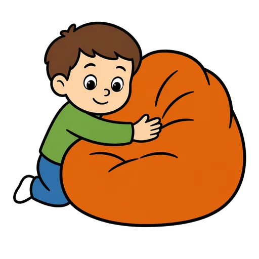 Piktogram AAC: pufa sako