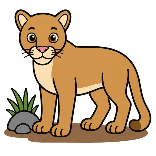 Piktogram AAK: puma