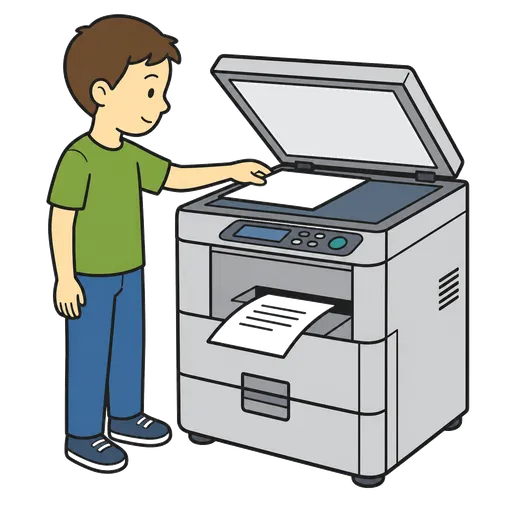 Piktogram AAC: punkt ksero