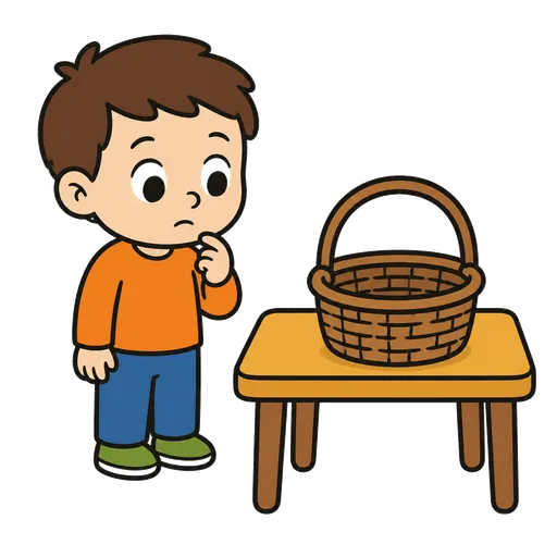 Pictograma CAA: cesta vacía