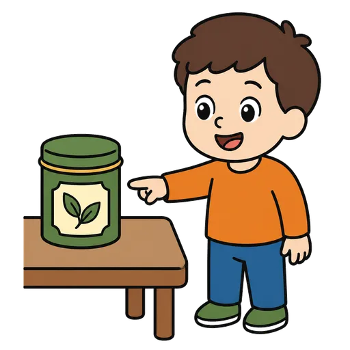 AAC-Piktogramm: Teedose
