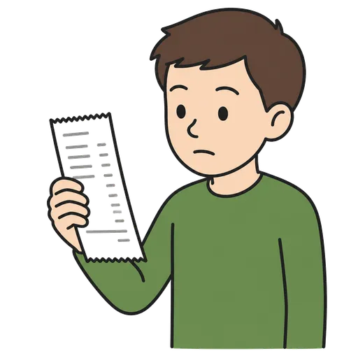 Piktogram AAC: rachunek