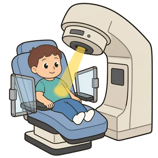 Piktogram AAK: radioterapie
