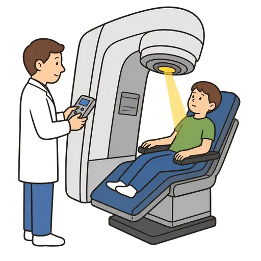 Piktogram AAC: radioterapia