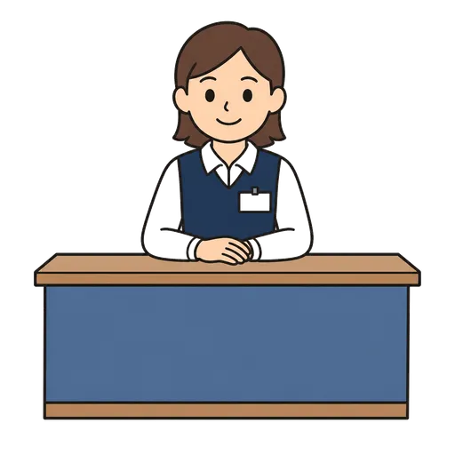 AAC pictogram: receptionist