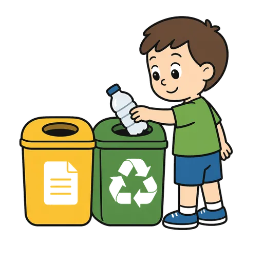 Piktogram AAC: recykling