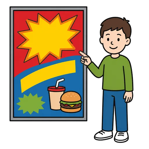 Pictogramme CAA : annonce publicitaire