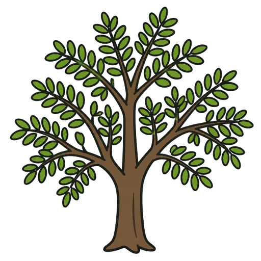 Piktogram AAC: robinia