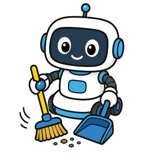 Piktogram AAK: čisticí robot