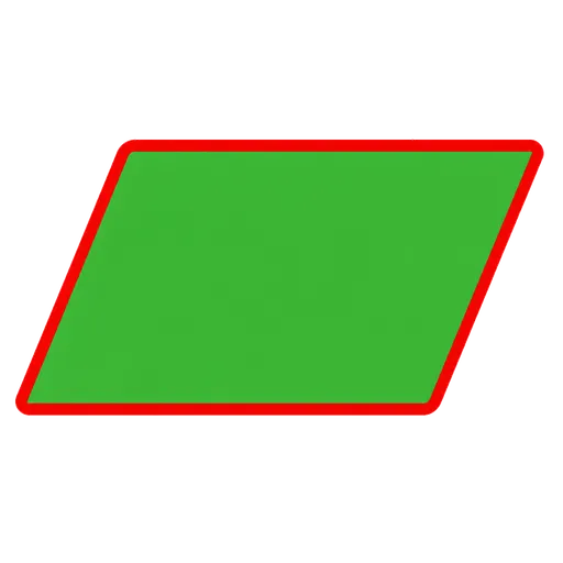 Piktogram AAC: równoległobok