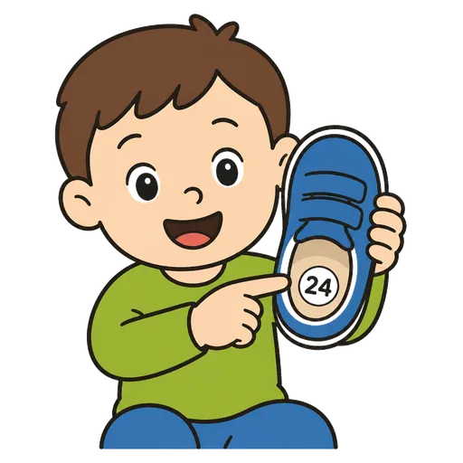 Piktogram AAC: rozmiar buta
