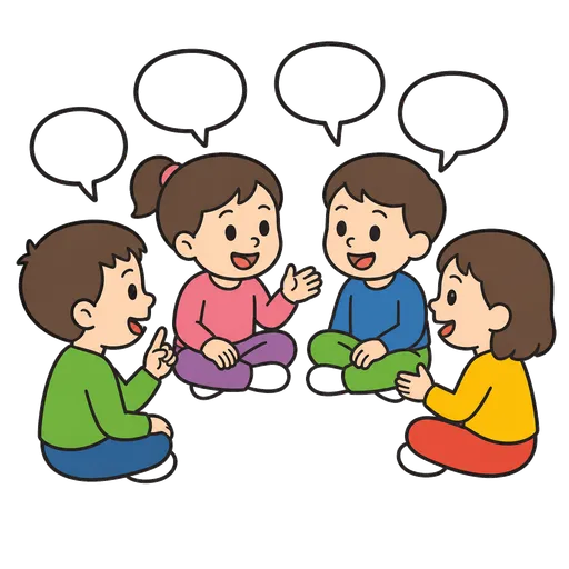 Pittogramma CAA: conversazione di gruppo