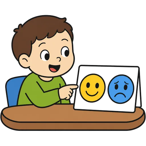 Piktogram AAC: rozpoznawanie emocji