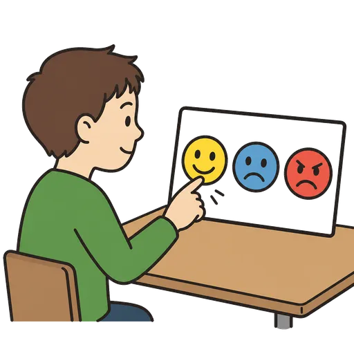 Piktogram AAC: rozpoznawanie emocji