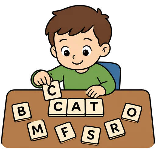 Piktogram AAC: rozsypanka literowa