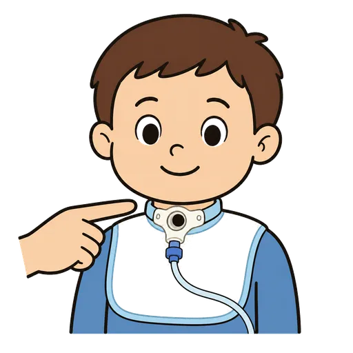 Piktogram AAC: rurka tracheostomijna
