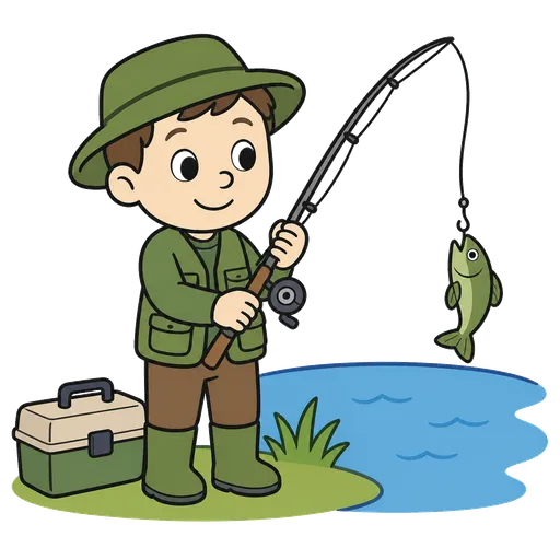 Pictograma CAA: pescador