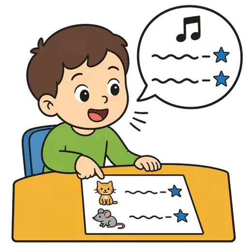 Piktogram AAC: rymować
