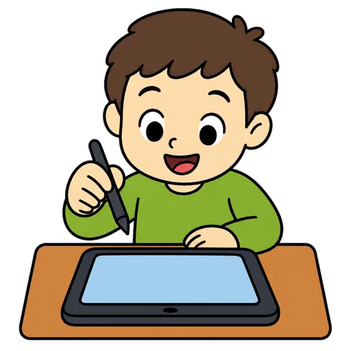 Piktogram AAC: rysik do tabletu