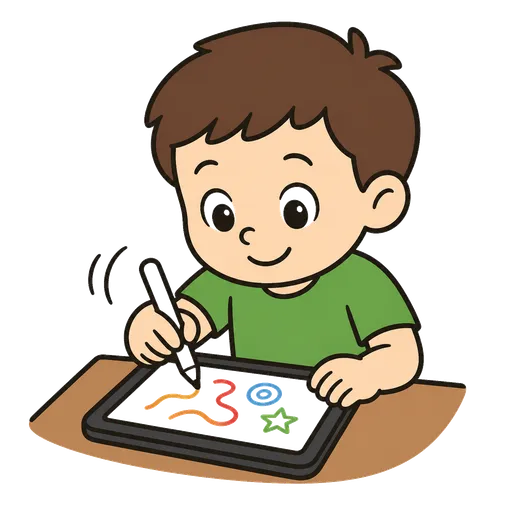 Piktogram AAK: kreslit na tabletu