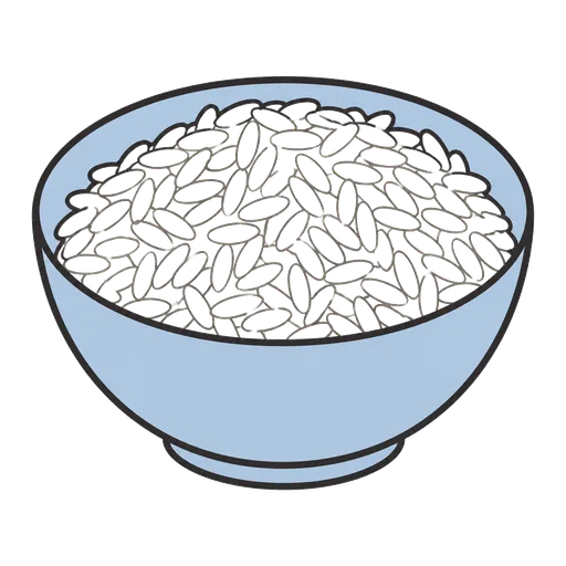 Piktogram AAC: ryż