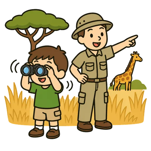 Piktogram AAC: safari