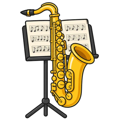 Piktogram AAC: saksofon