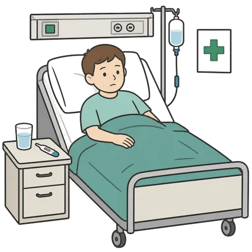 Piktogram AAC: sala chorych