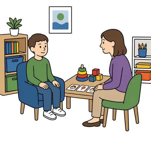 Piktogram AAC: sala terapeutyczna