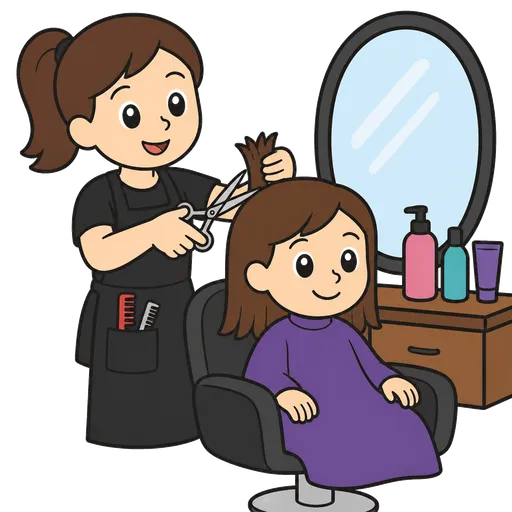 Pictogramme CAA : salon de coiffure