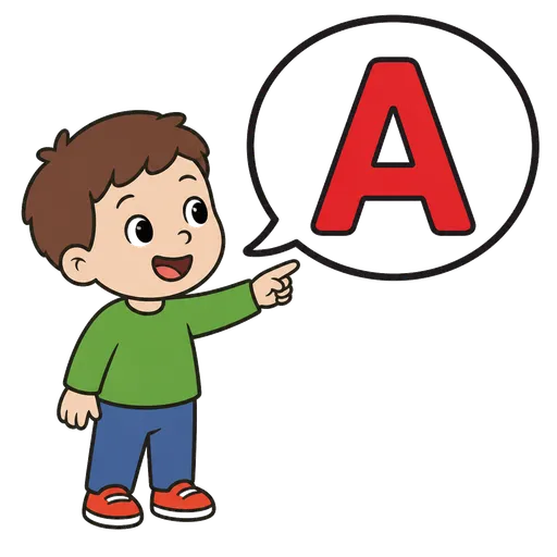 Piktogram AAC: samogłoska