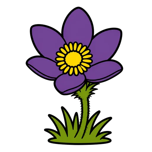 Pittogramma CAA: fiore di pasque