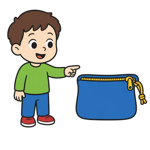 AAC-Piktogramm: Tasche