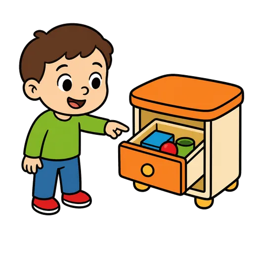 Piktogram AAC: schowek