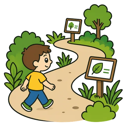Pittogramma CAA: sentiero ecologico