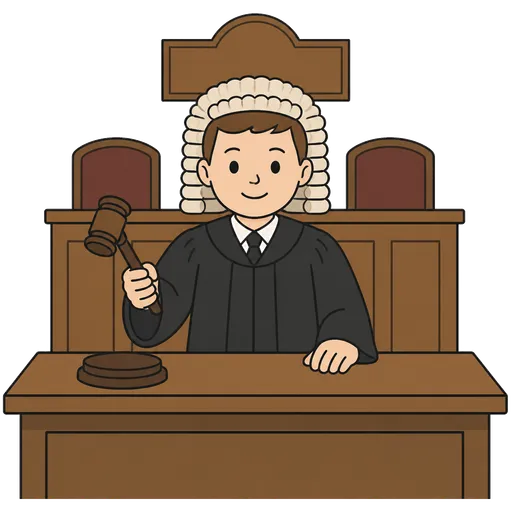 AAC pictogram: judge