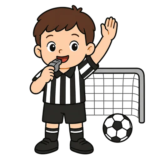 Piktogram AAC: sędzia sportowy