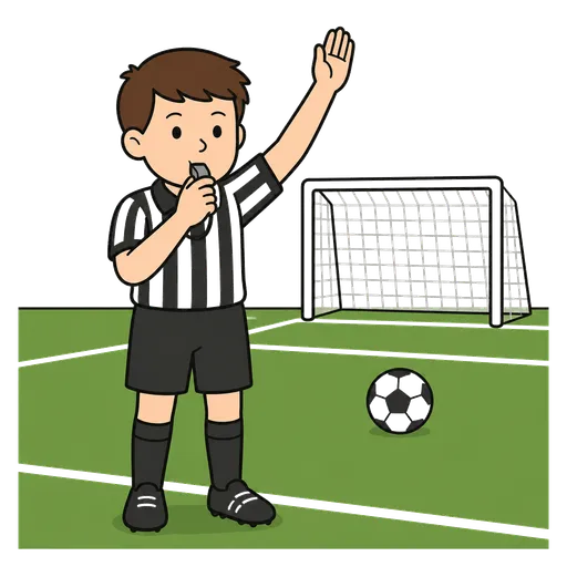 Pictograma CAA: árbitro deportivo